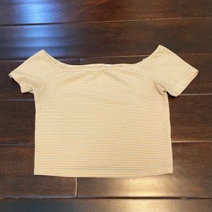 PacSun Off the Shoulder Crop stop